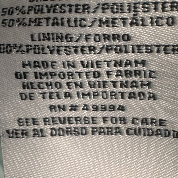 R&M Richards Cocktail Caplet Dress Seafoam Rhinestone Ruffle Mother Party Size18 - Picture 8 of 11